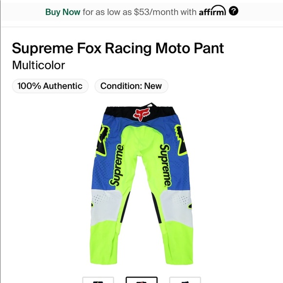 Supreme X Fox Racing Moto Gear - Picture 4 of 16